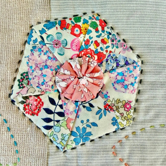 Florafield Pillow PDF Pattern (20in x 20in/50cm x 50cm)