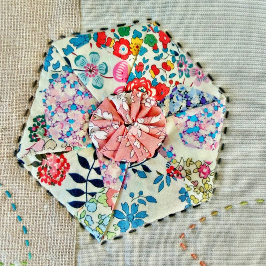 Florafield Pillow PDF Pattern (20in x 20in/50cm x 50cm)