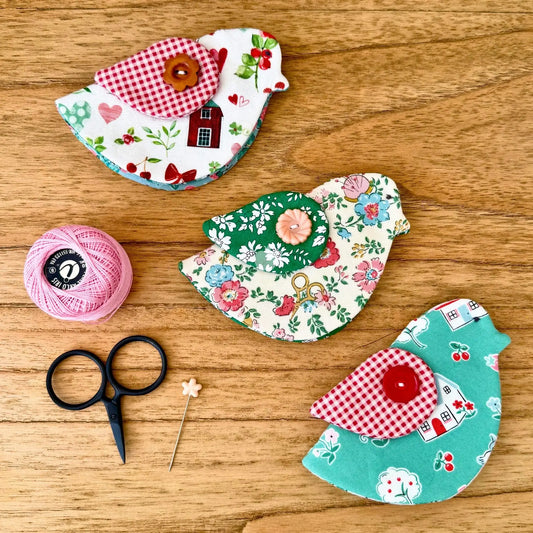 Sweet Tweet Needle Nest PDF Pattern | Bird Needle Book Sewing Pattern