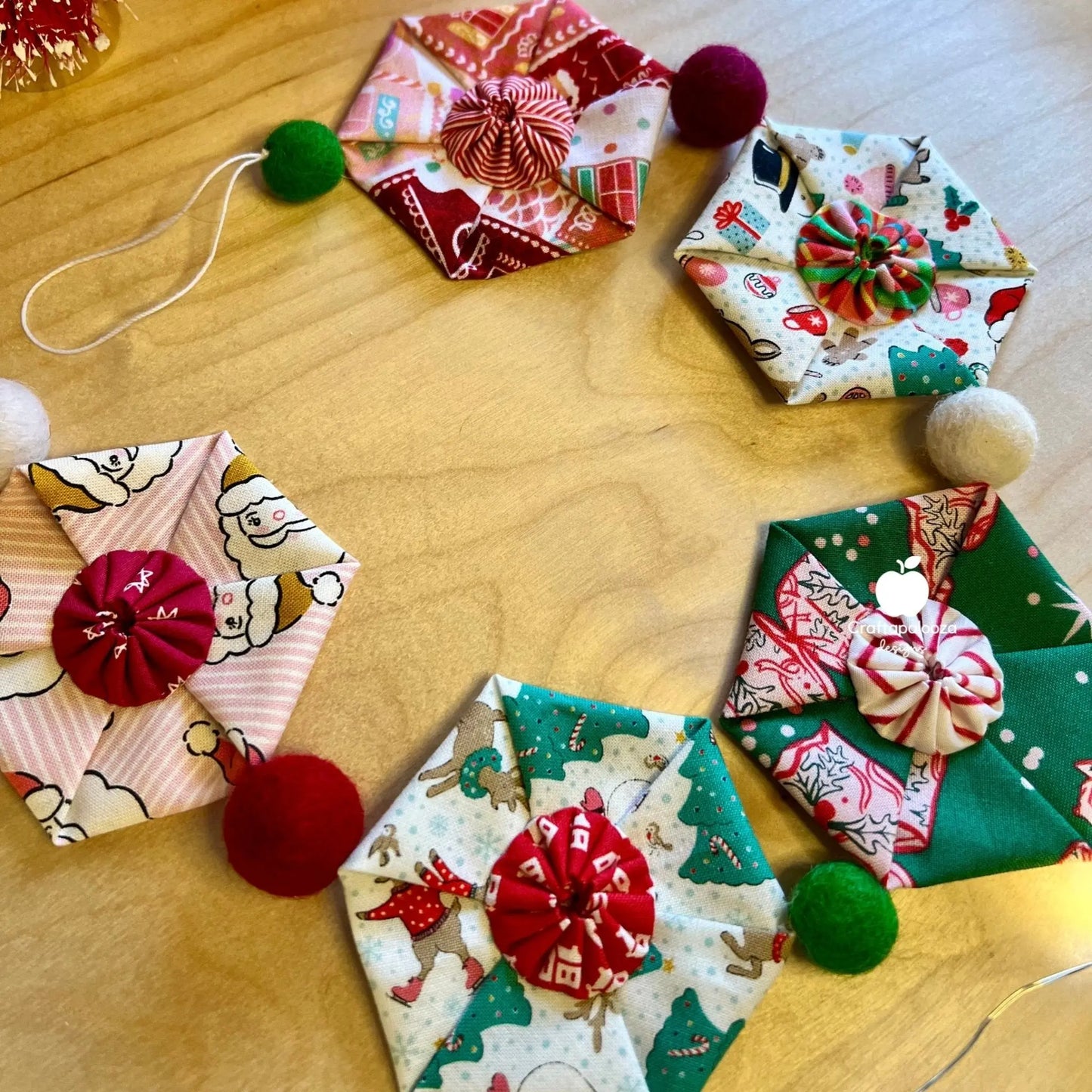 HexaYoJoy Ornament and Garland Sewalong Craftapalooza Designs