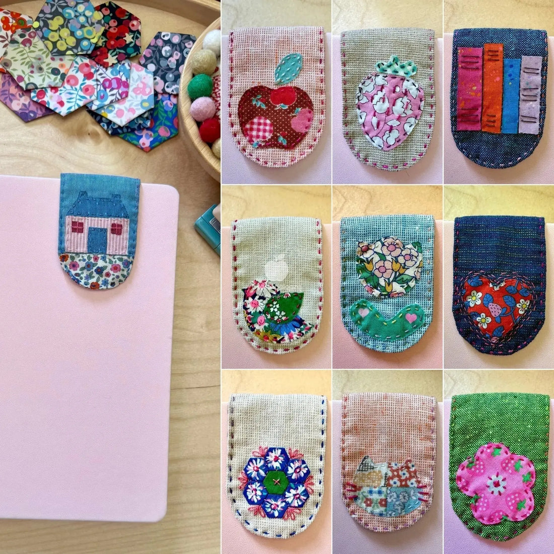 Introducing the Page Pal Bookmark: A Scrap-Friendly Magnetic Bookmark Pattern for Book Lovers - Craftapalooza Designs