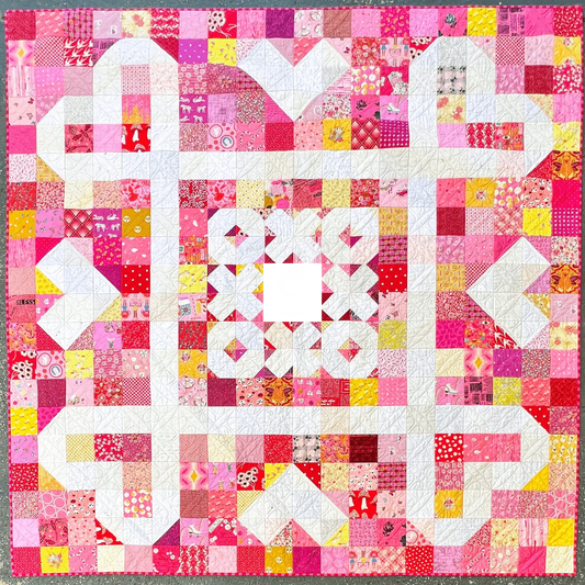 Let's get wrapped in love with Loventwined quilt - Craftapalooza Designs