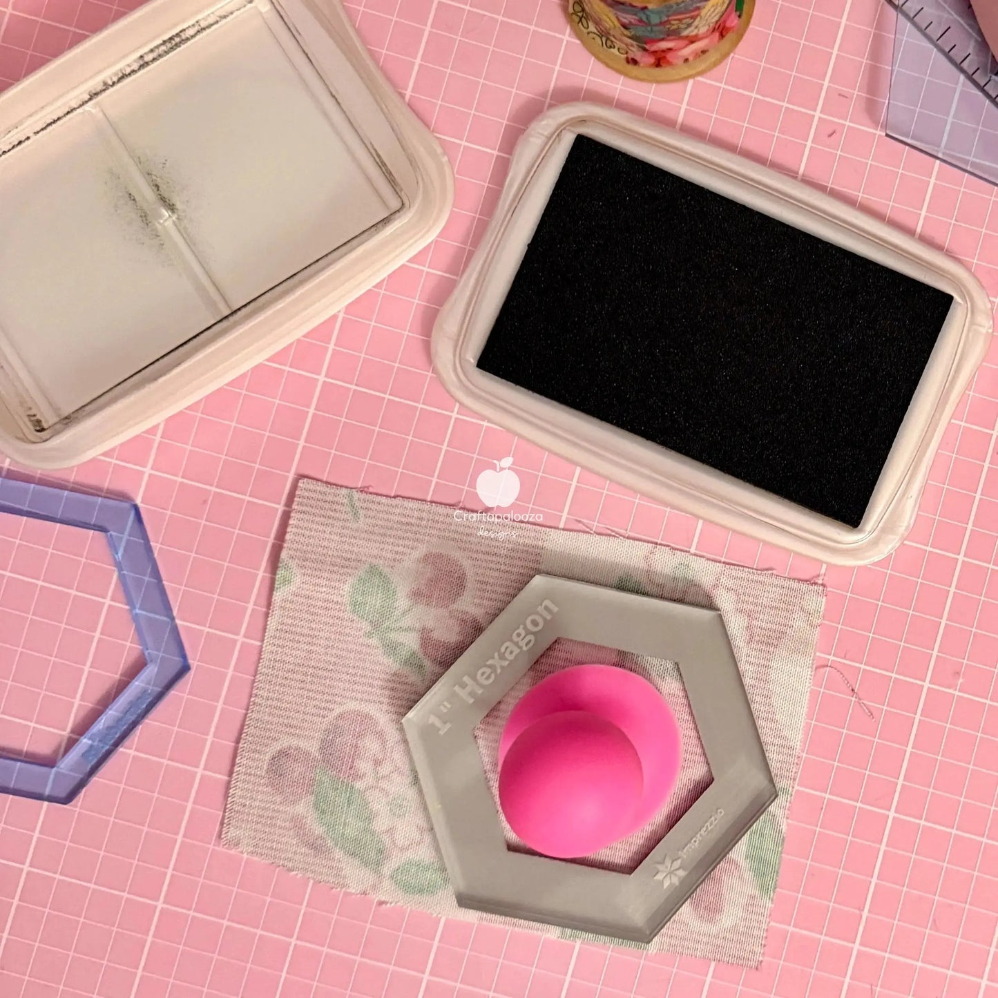 Hexagon Patchwork Stamp Set 