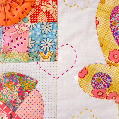 Meadowlicious Quilt PDF Applique Pattern Craftapalooza Designs