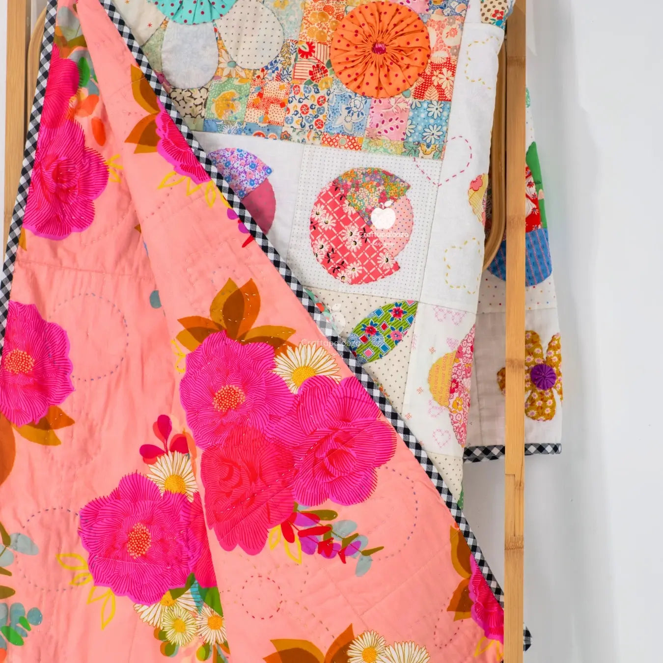 Meadowlicious Quilt PDF Applique Pattern Craftapalooza Designs