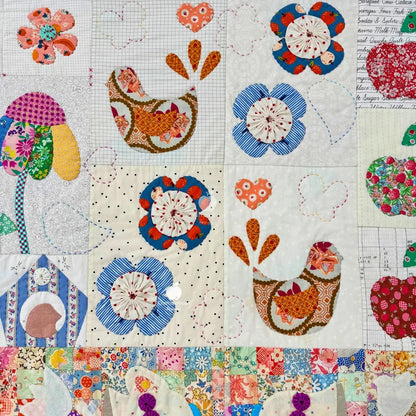 Meadowlicious Quilt PDF Applique Pattern Craftapalooza Designs