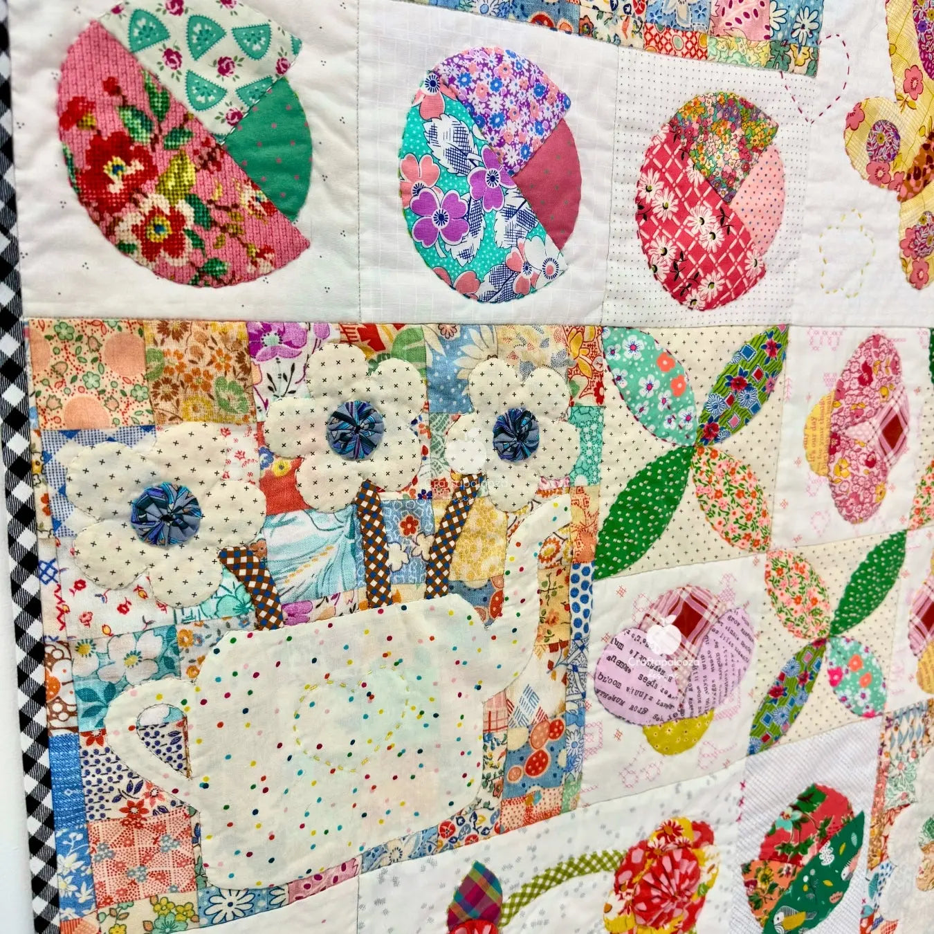 Meadowlicious Quilt PDF Applique Pattern Craftapalooza Designs