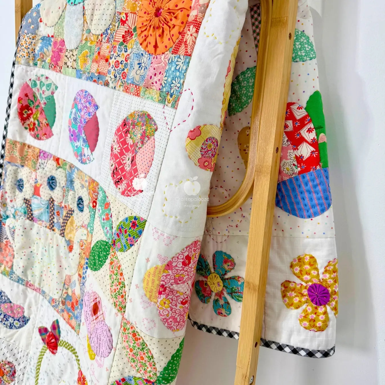 Meadowlicious Quilt PDF Applique Pattern Craftapalooza Designs