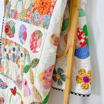 Meadowlicious Quilt PDF Applique Pattern Craftapalooza Designs