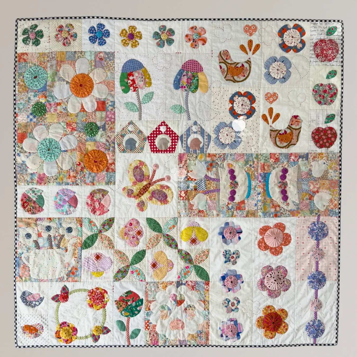 Meadowlicious Quilt PDF Applique Pattern Craftapalooza Designs