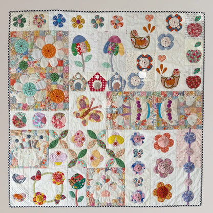 Meadowlicious Quilt PDF Applique Pattern Craftapalooza Designs