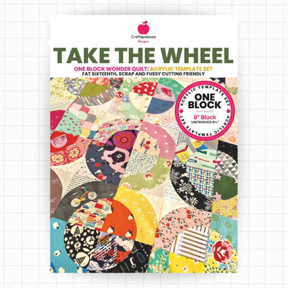 Take the Wheel: ONE BLOCK Acrylic Template Set Craftapalooza Designs