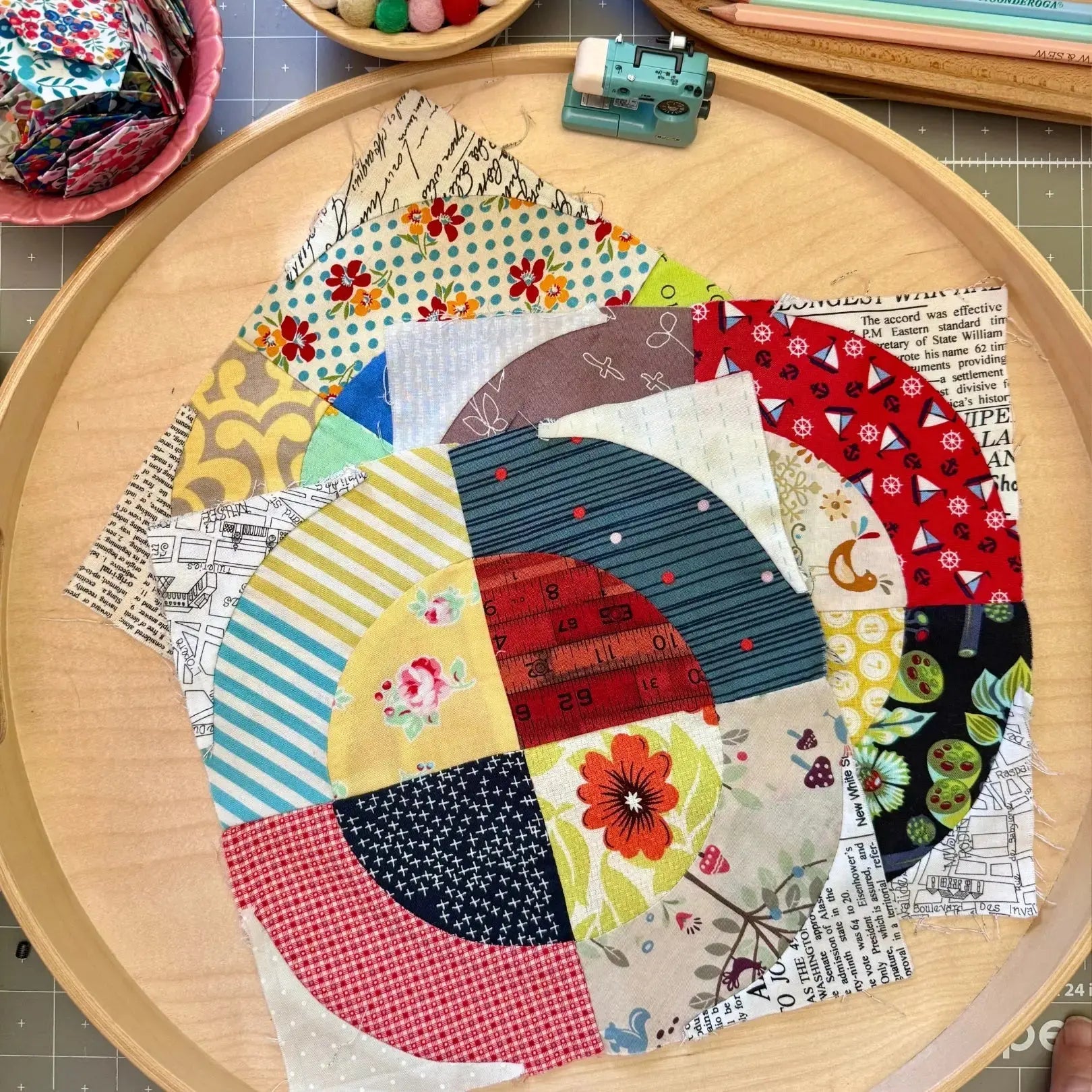 Take the Wheel Quilt: PDF Pattern Craftapalooza Designs