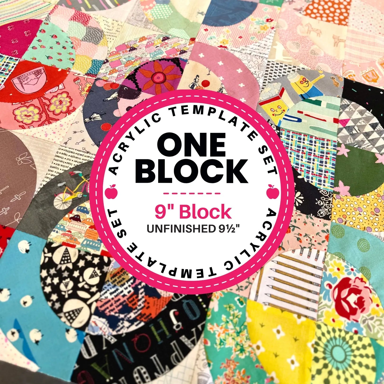 Take the Wheel: ONE BLOCK Acrylic Template Set Craftapalooza Designs