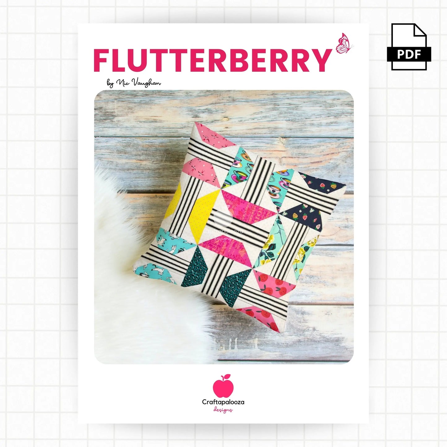 Flutterberry: PDF Pattern Craftapalooza Designs