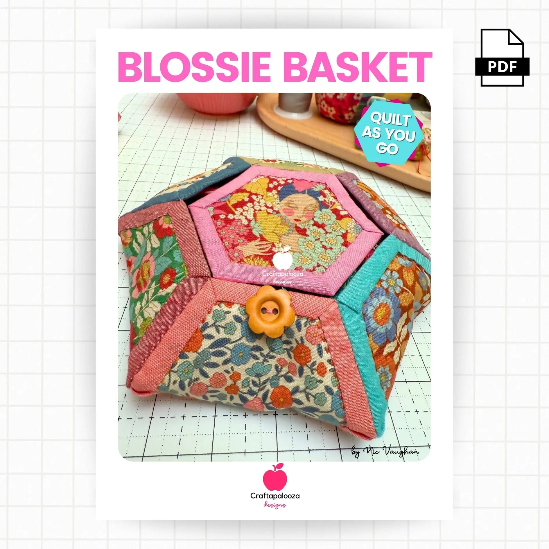 Blossie Basket Pattern Craftapalooza Designs