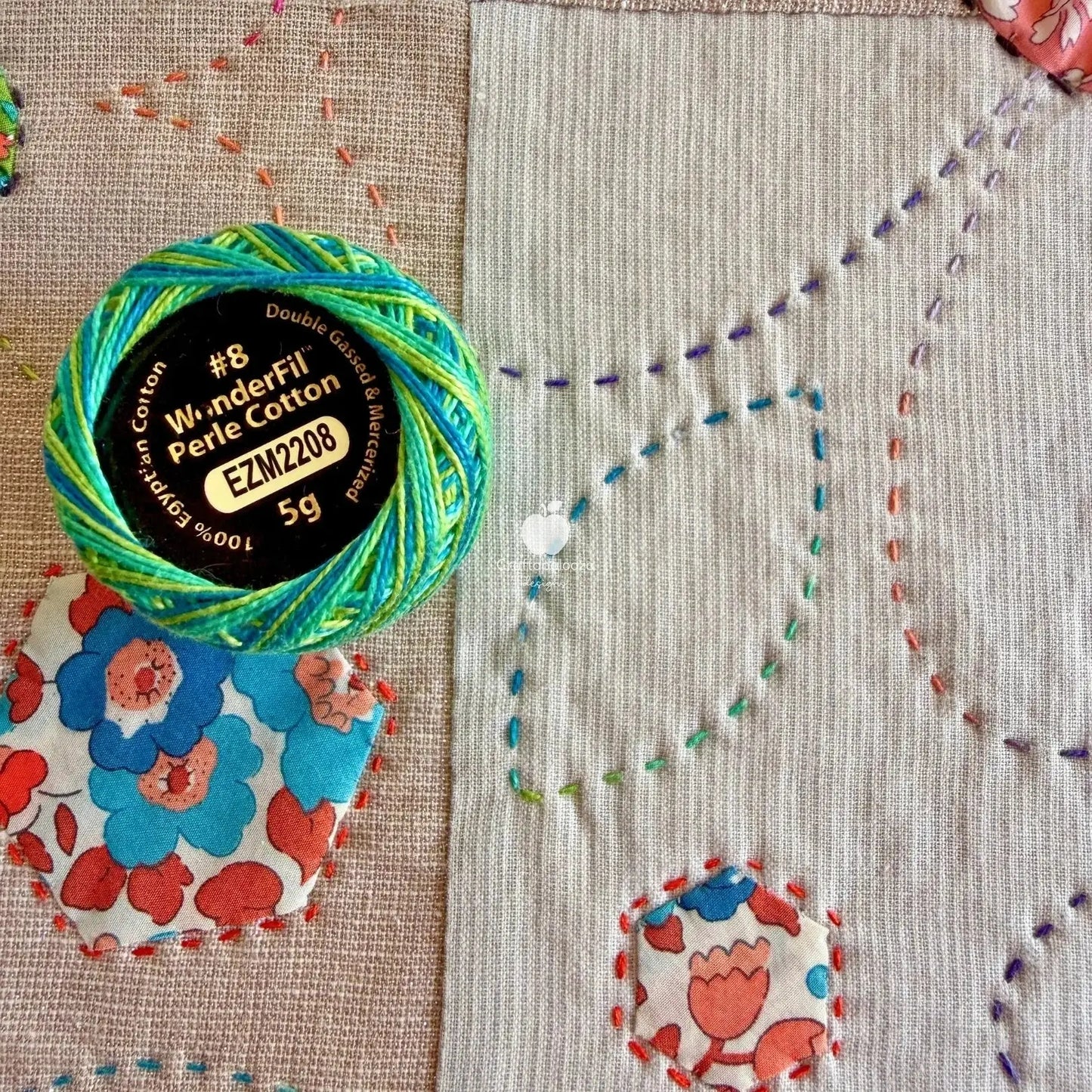 Florafield Pillow PDF Pattern (20in x 20in/50cm x 50cm) 