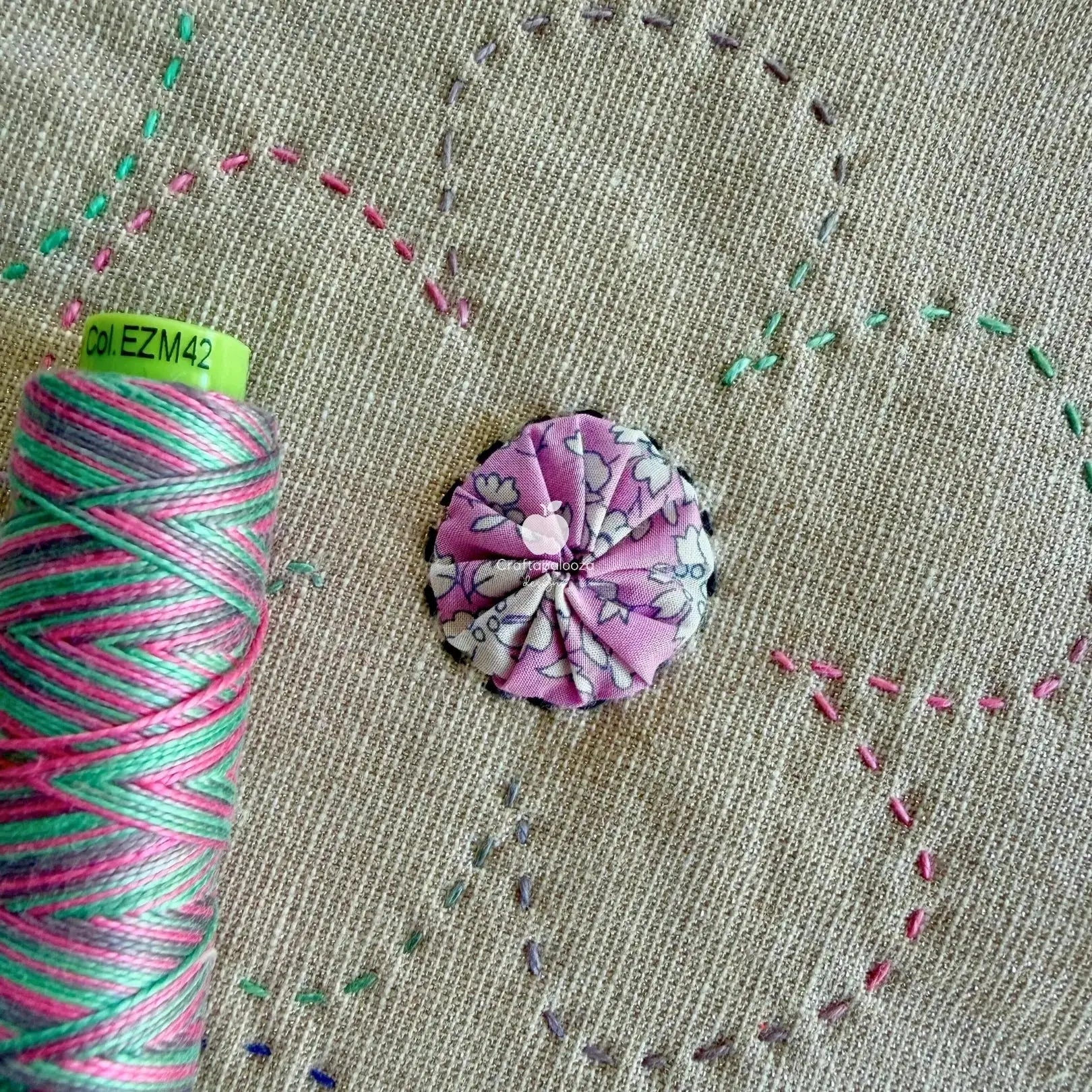 Florafield Pillow PDF Pattern (20in x 20in/50cm x 50cm) 