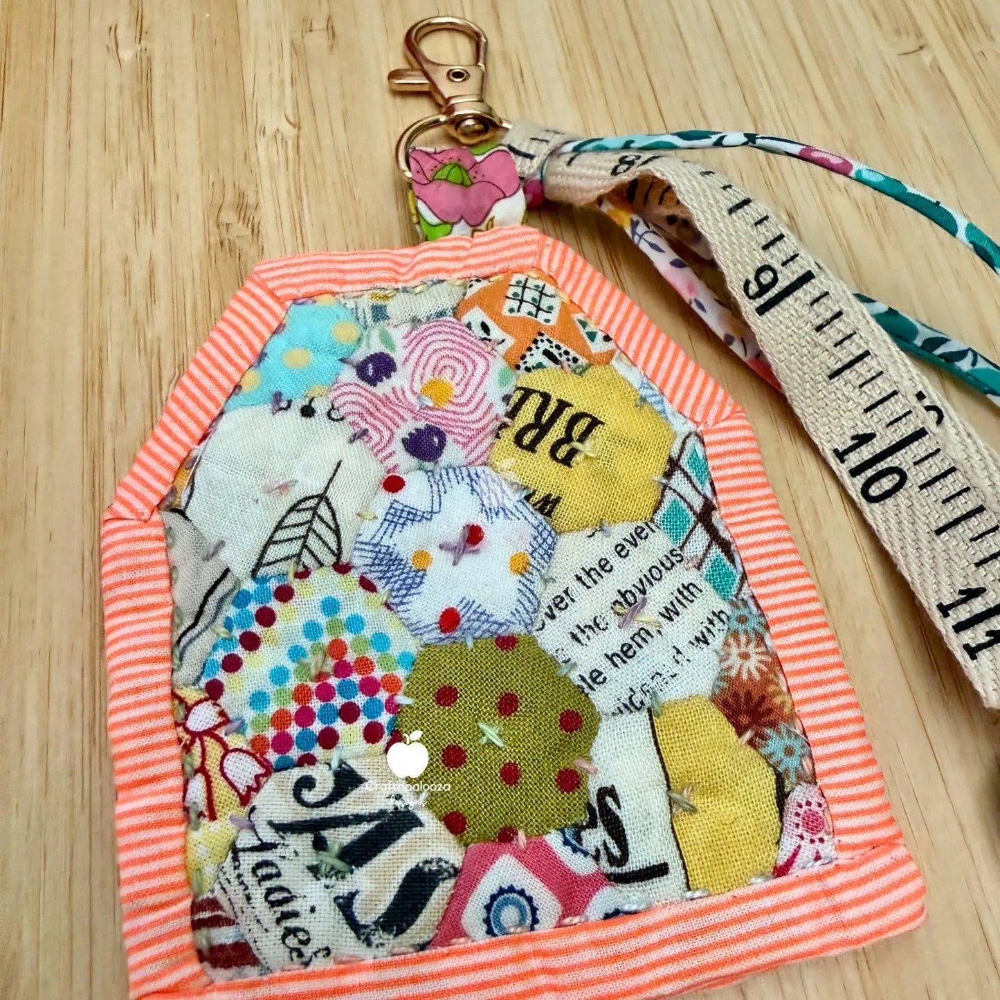 SweetHaus PDF Pattern: Quilt-as-you-go - Bag Charm | Christmas Ornament | Needle Nest