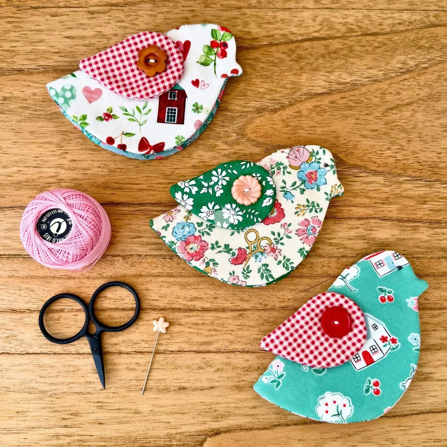 Sweet Tweet Needle Nest PDF Pattern | Bird Needle Book Sewing Pattern