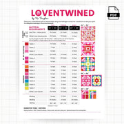 Loventwined QuiltCraftapalooza DesignsPDF Pattern