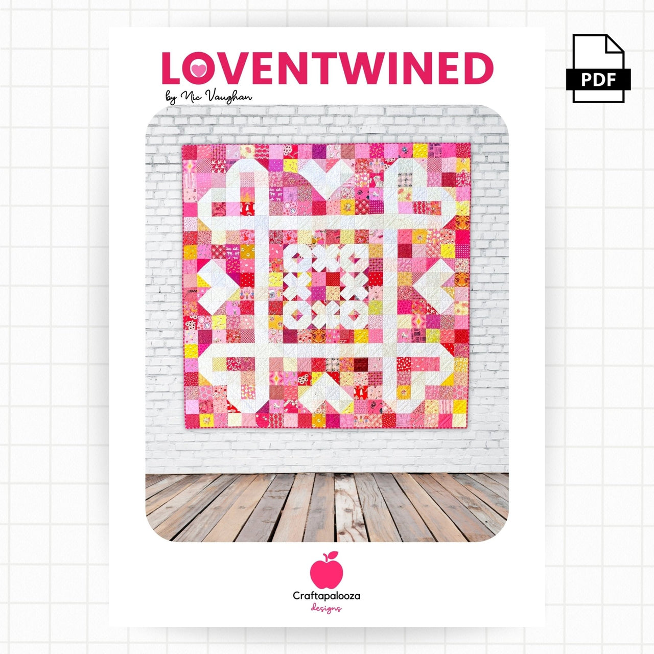 Loventwined QuiltCraftapalooza DesignsPDF Pattern