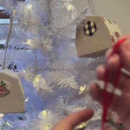 Quilt Barn Ornament: PDF Pattern