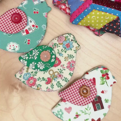 Sweet Tweet Needle Nest PDF Pattern | Bird Needle Book Sewing Pattern